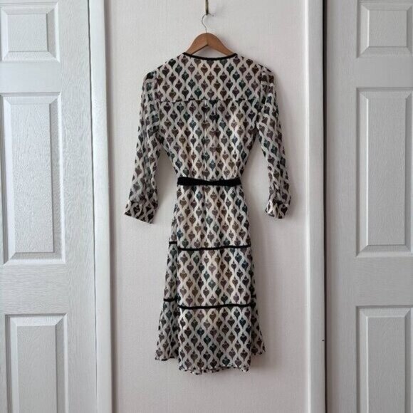 Ted Baker Colour By Number Ria Heart Print Shirt Dress - Picture 7 of 8